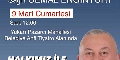 DP Genel başkan yardımcısı Cemal Enginyurt Manavgat’a geliyor.