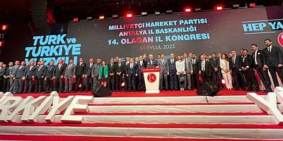 MHP Antalya İl Başkanı Onur Temel güven tazeledi ...