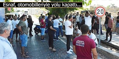 SİDE ESNAFI MOTOSİKLET YASAĞINI PROTESTO ETTİ...